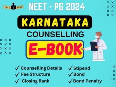 NEET PG 2024 Karnataka State All IN ONE Counselling Guidance E-Book